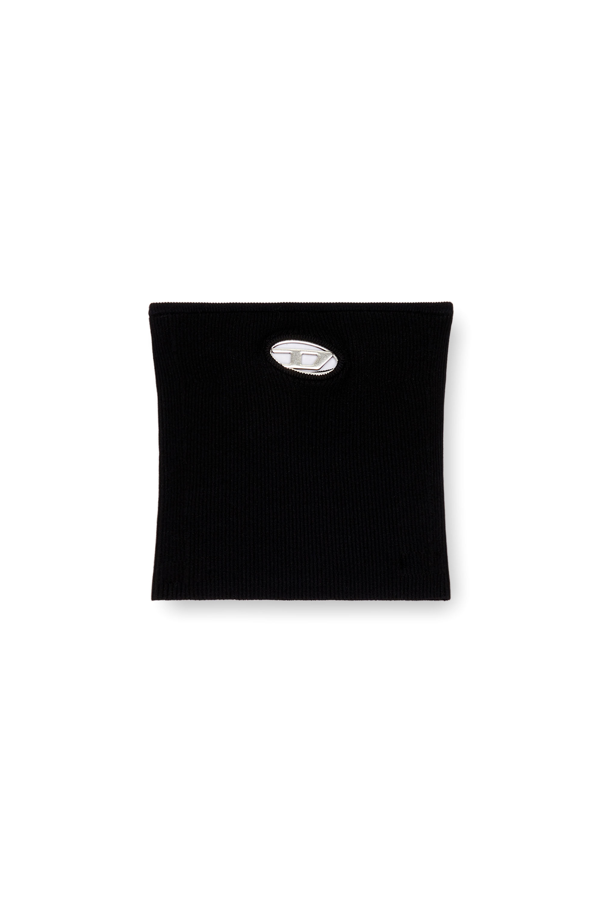 Diesel - M-CLARKSVILLEX, Woman's Tube top with logo plaque in Black - 3